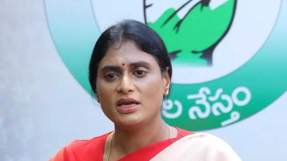 CM Naidu whiling away time with visions and growth rates: YS Sharmila