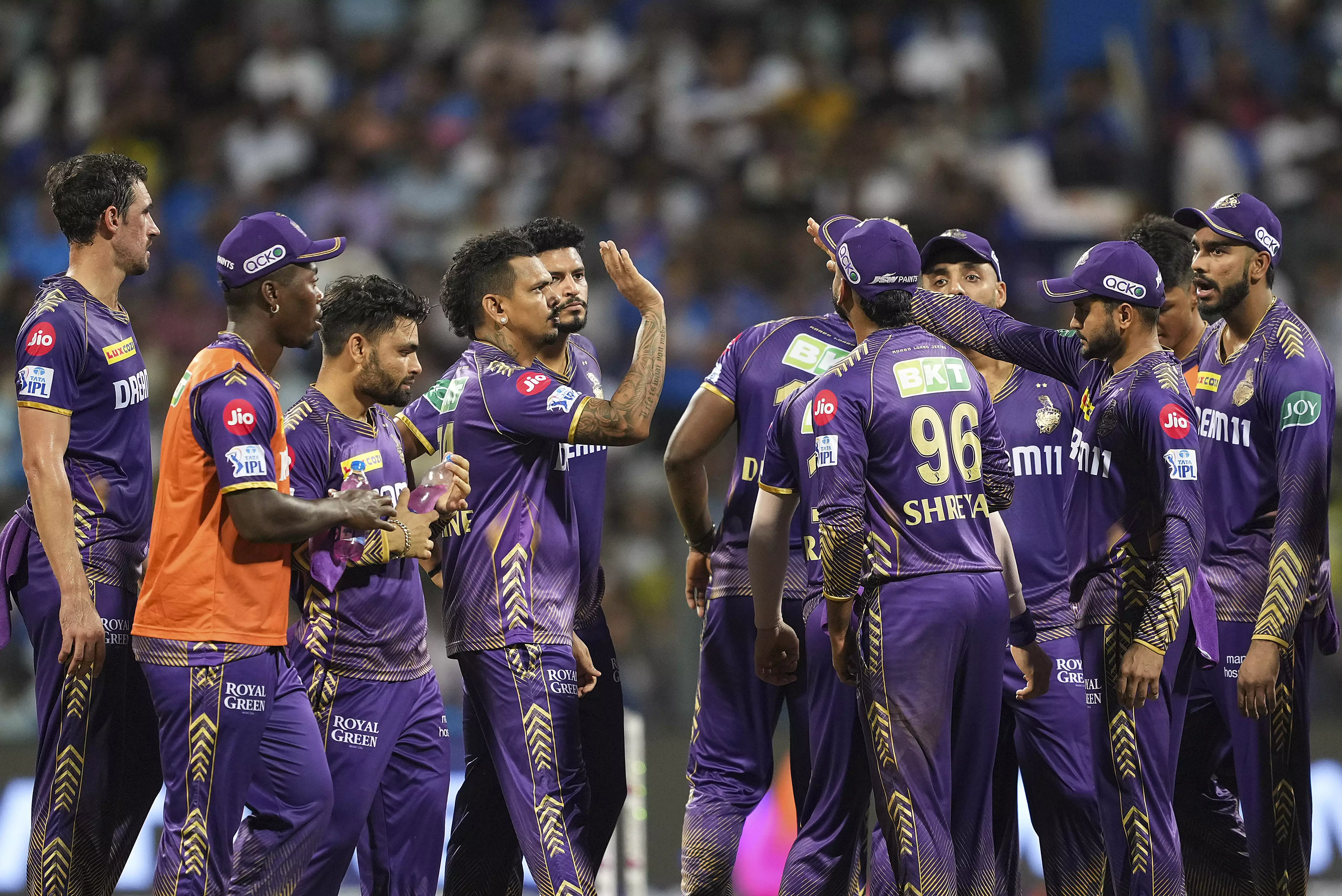 KKR players land in Varanasi after bad weather forces flight diversion