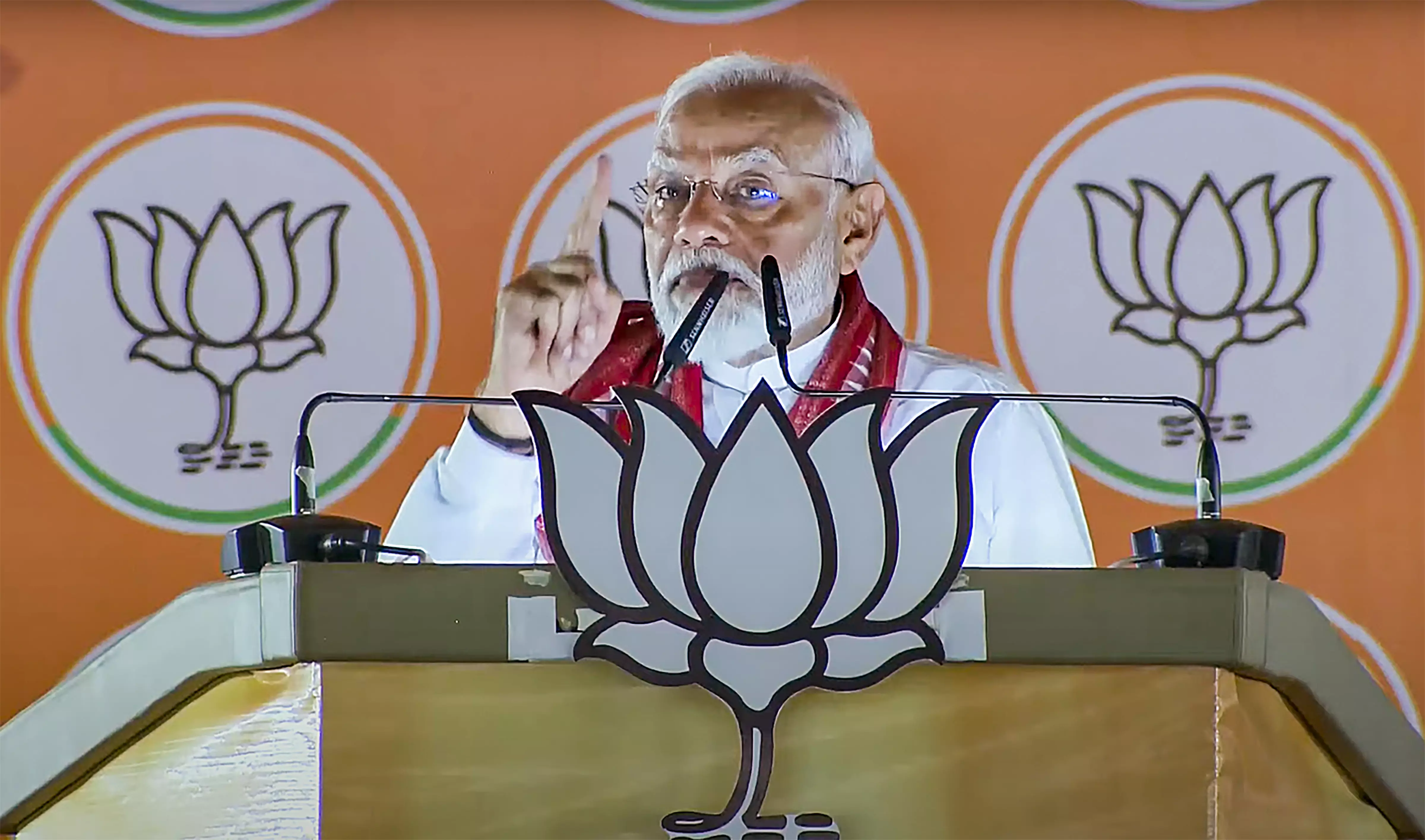 Opposition only wants to steal peoples wealth, says Modi