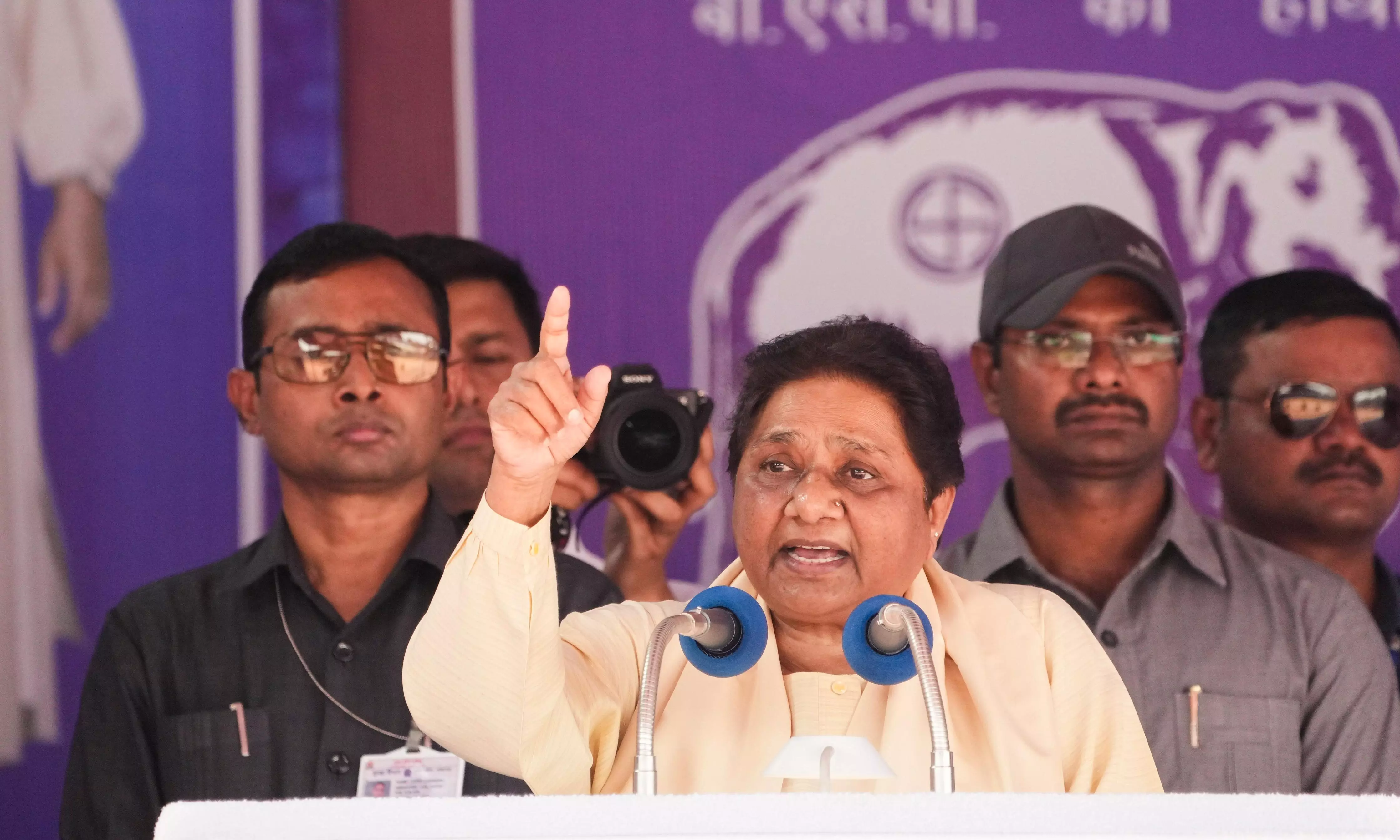 BJP or Modi not giving free ration to poor from their pockets: Mayawati