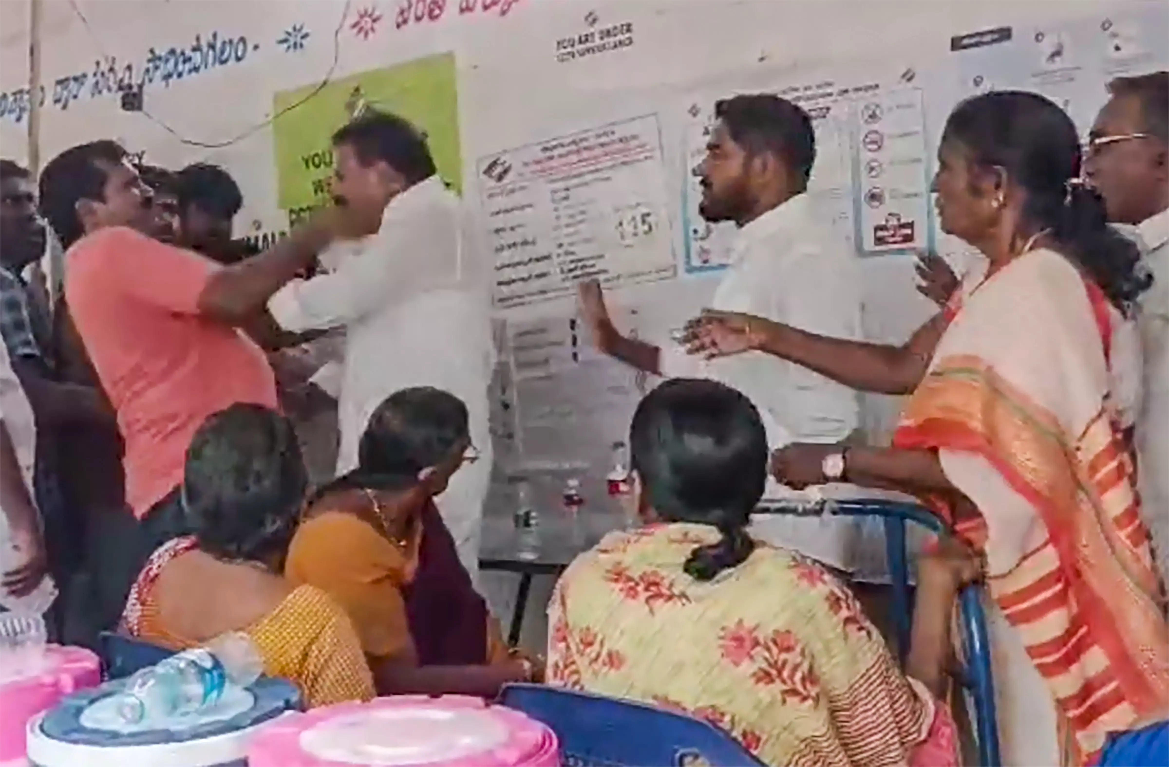 Andhra: Voter who slapped MLA back at polling station fears his family is under threat