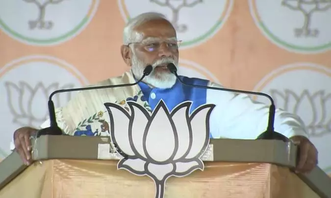 Congress doing shameful politics, plotting to send Ram Lala to tent again: Modi