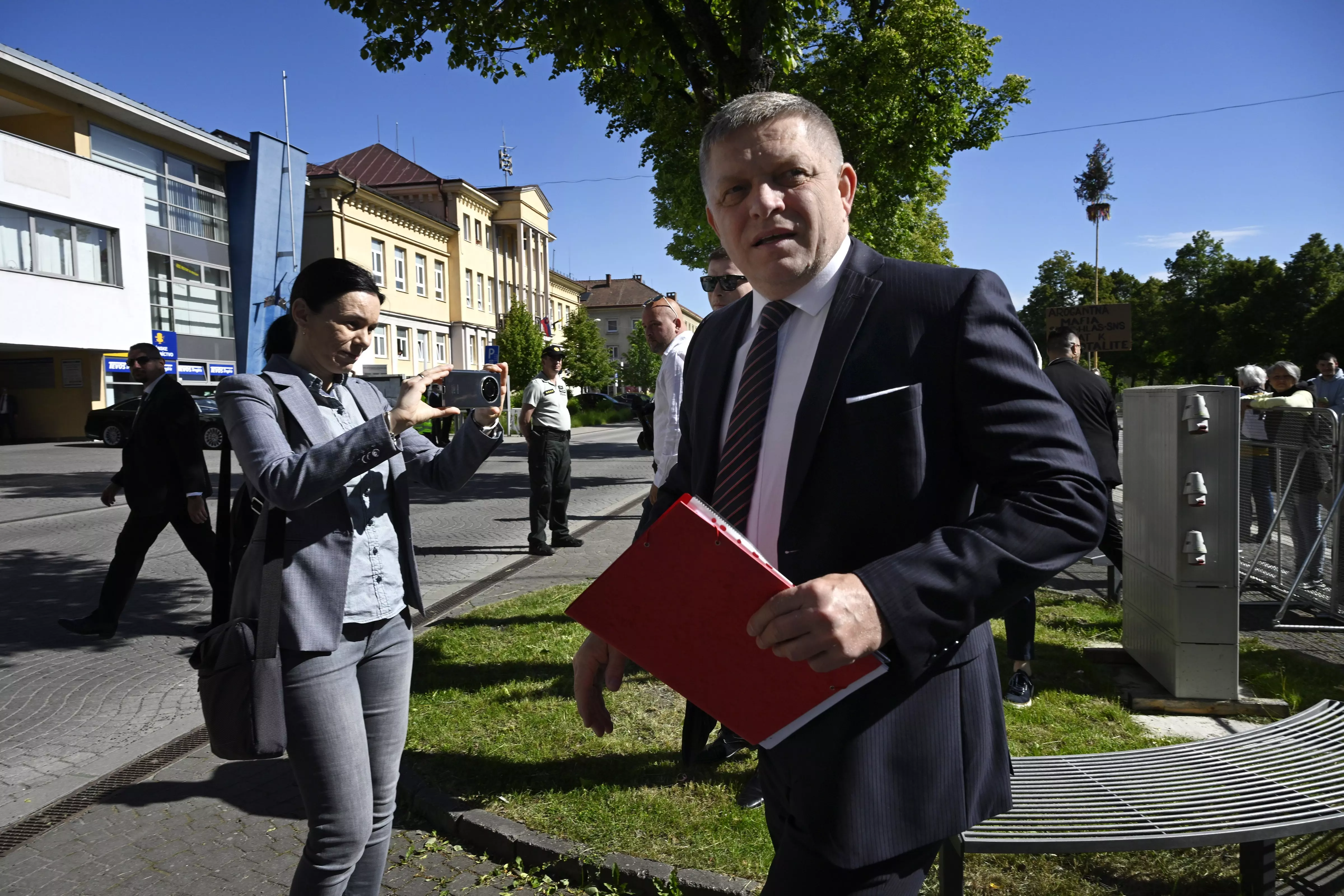 Slovakias Prime Minister Robert Fico