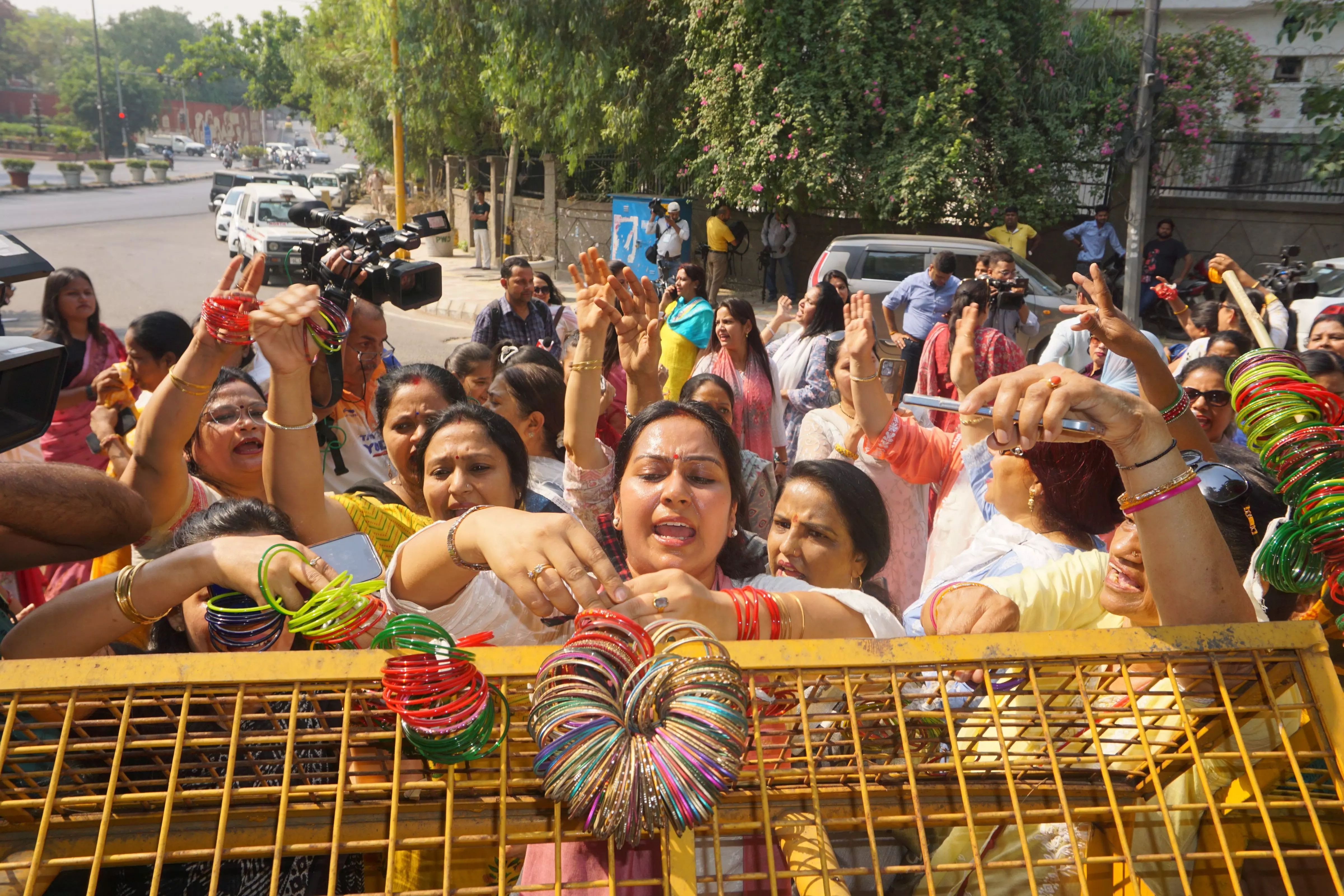 BJP protest, Swati Maliwal assault case