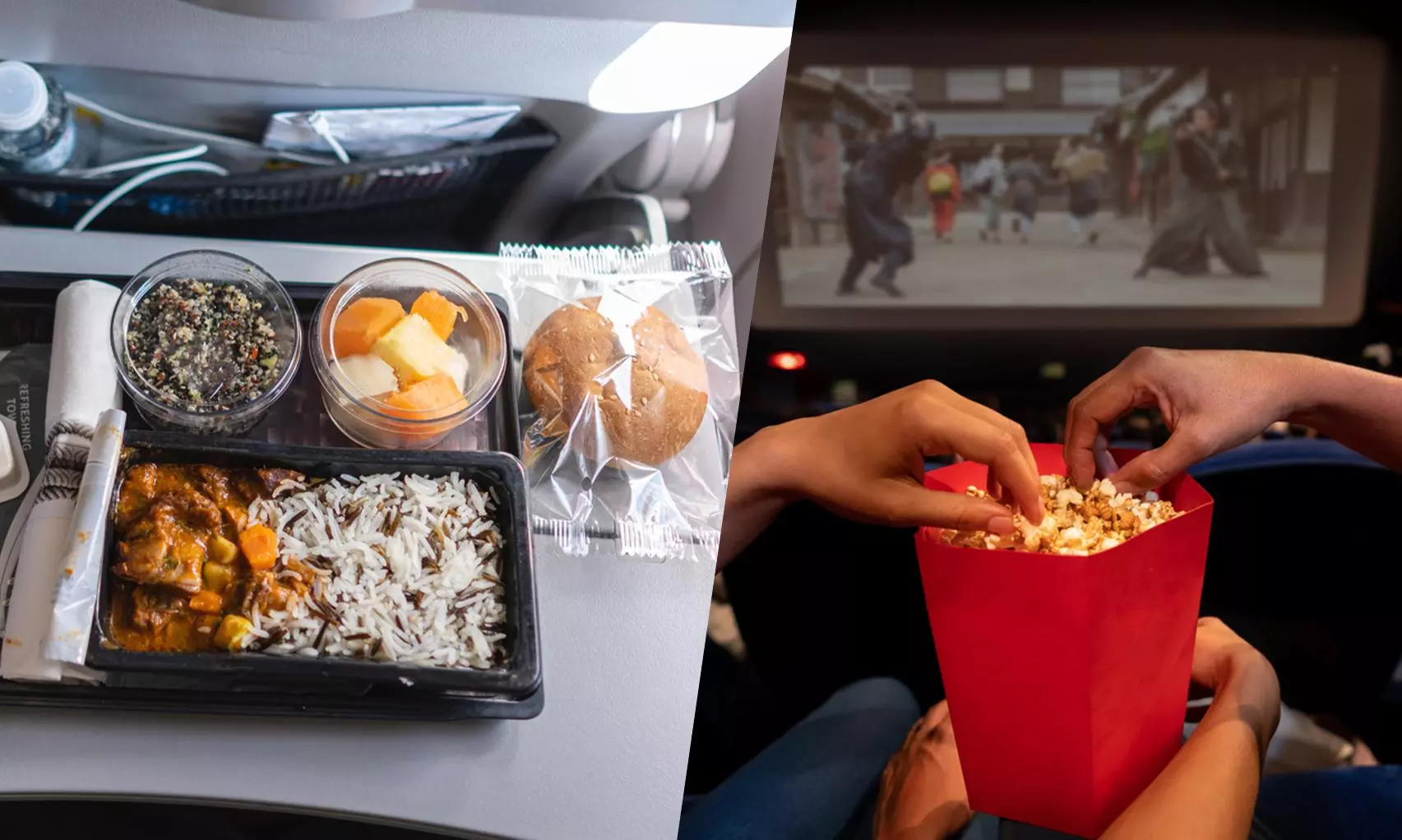 airline, theatre food