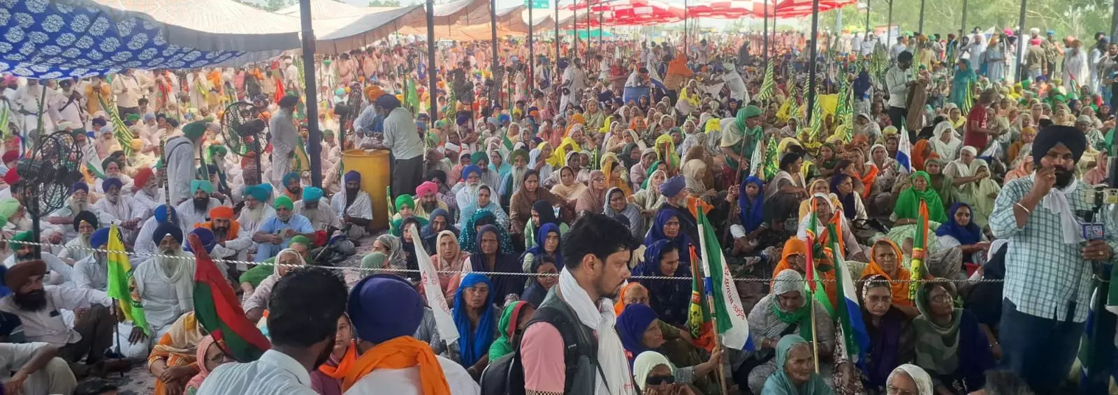100 days of Delhi Chalo protest: Farmers gather at Shambhu, Khanauri border points
