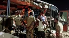 11 pilgrims dead in UP as gravel-loaded truck overturns on bus