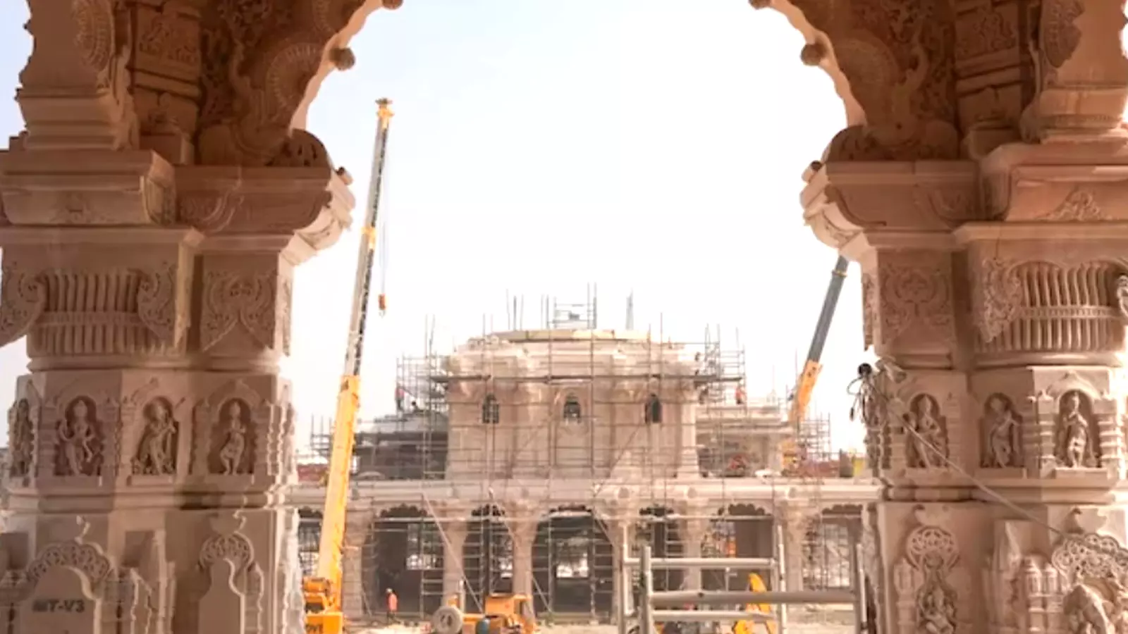 The Ram Mandir was inaugurated despite it still being under-construction. Photos: PTI