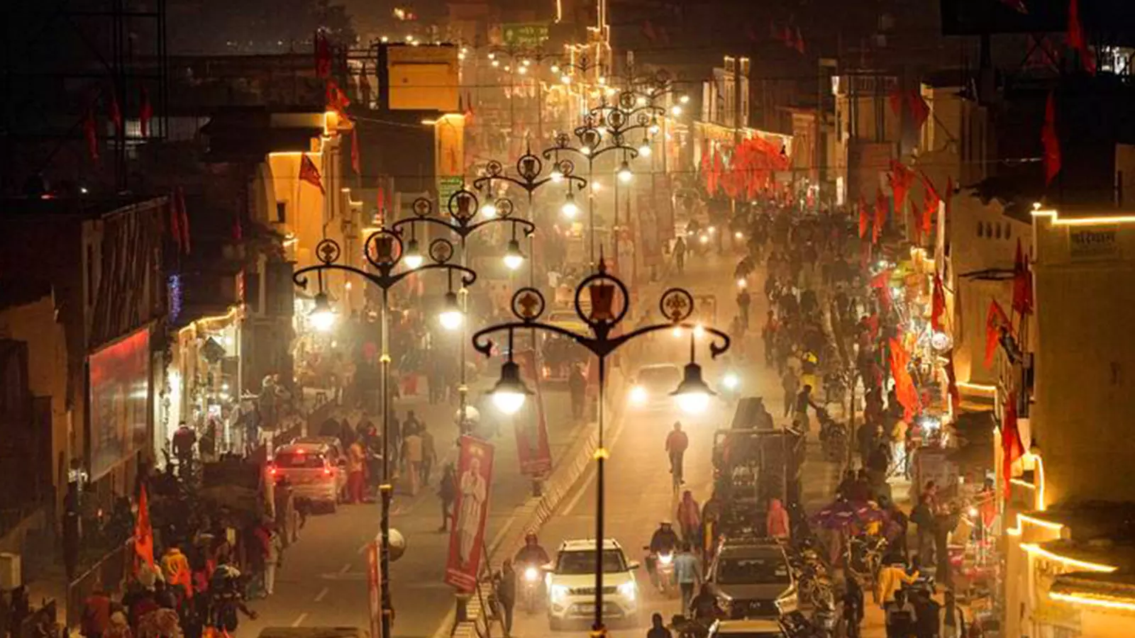 The Ram Path in Ayodhya. Photo: PTI