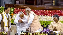Nitish Kumar touching Modi’s feet: Is it due to respect or fear?