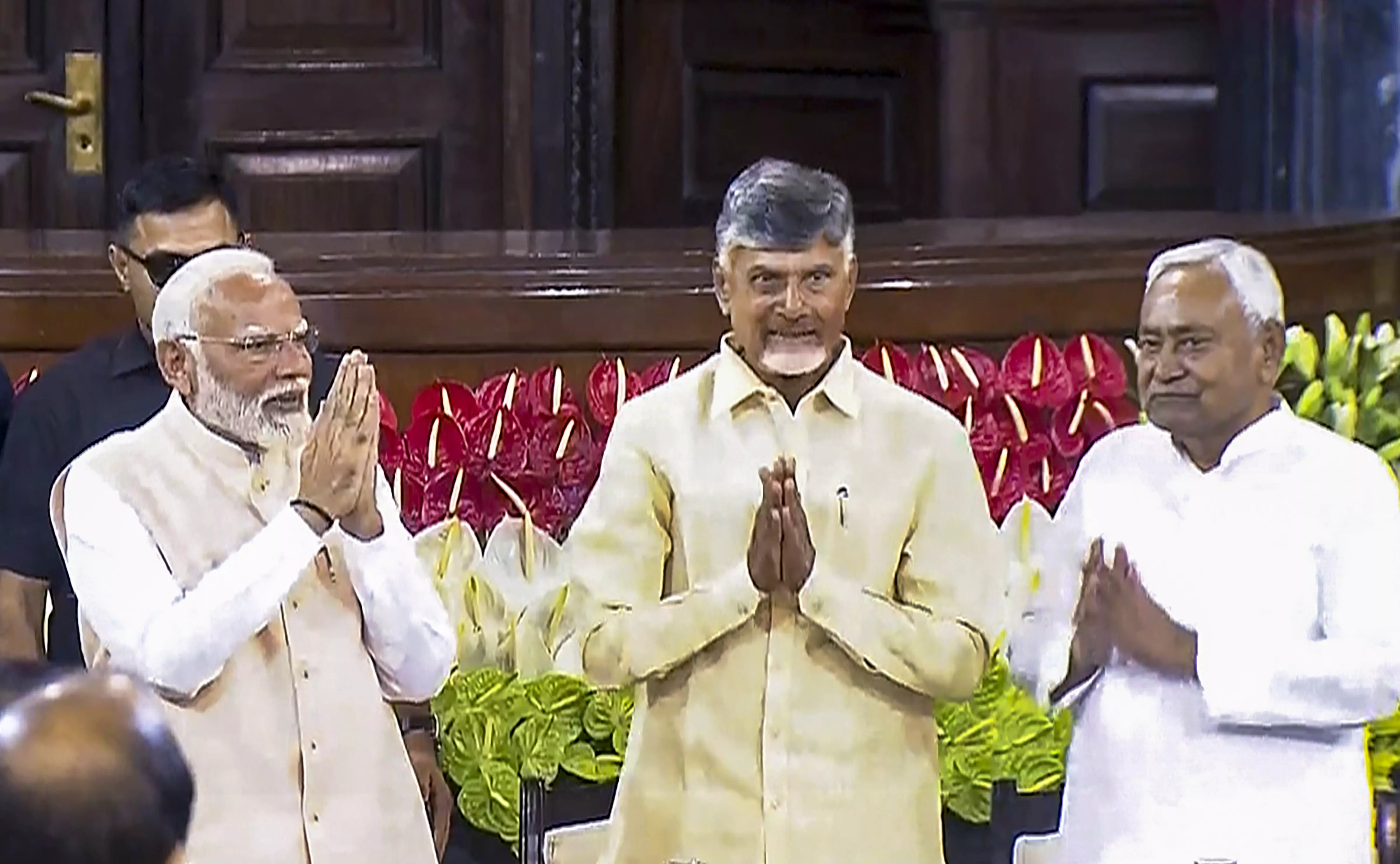 Narendra Modi, Chandrababu Naidu, Nitish Kumar