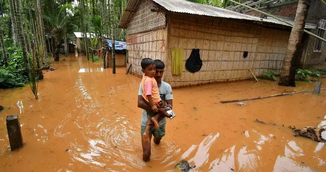 Thousands were displaced in the aftermath of Cyclone Remal. Photo: PTI