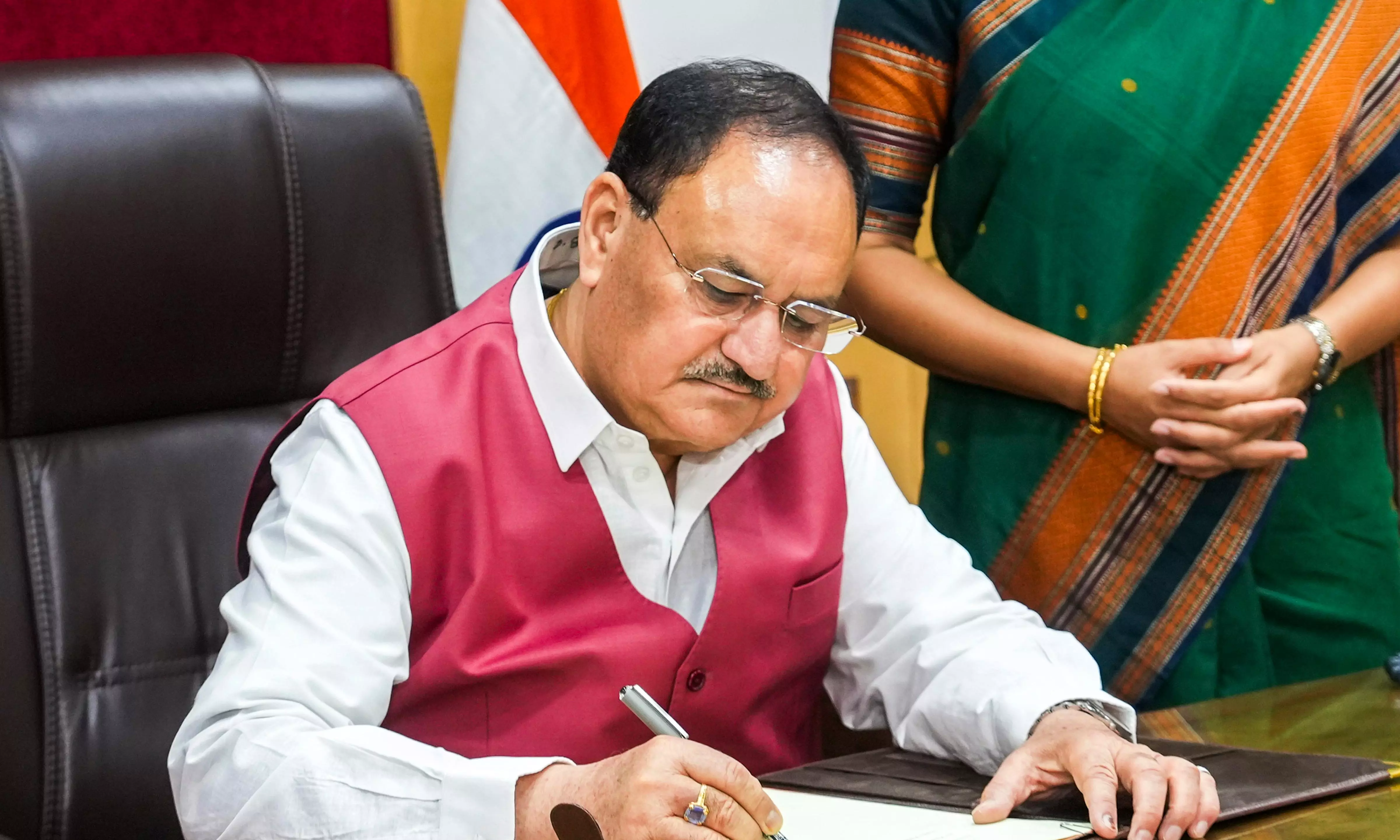 J.P. Nadda takes charge of Union Health Ministry, urges focus on 100-day agenda