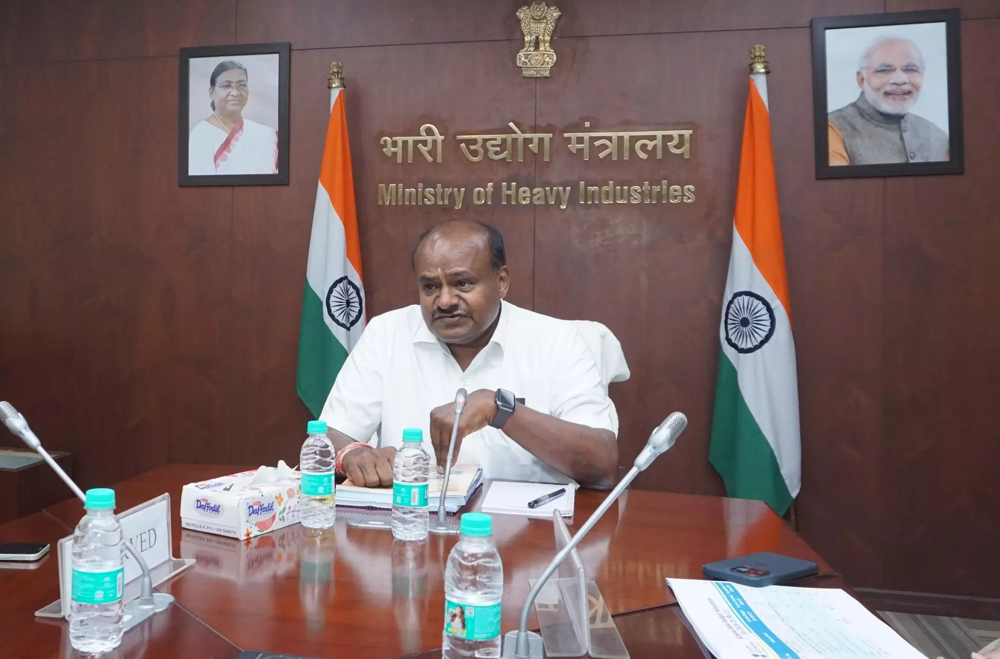 Union minister HD Kumaraswamy