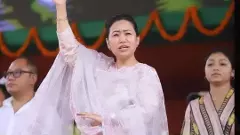 Sikkim Chief Minister Prem Singh Tamangs wife Krishna Kumari Rai