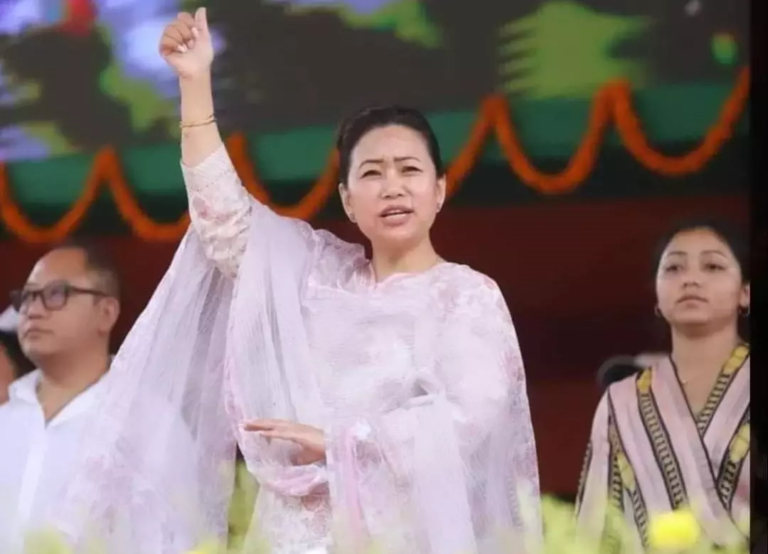 Sikkim Chief Minister Prem Singh Tamangs wife Krishna Kumari Rai