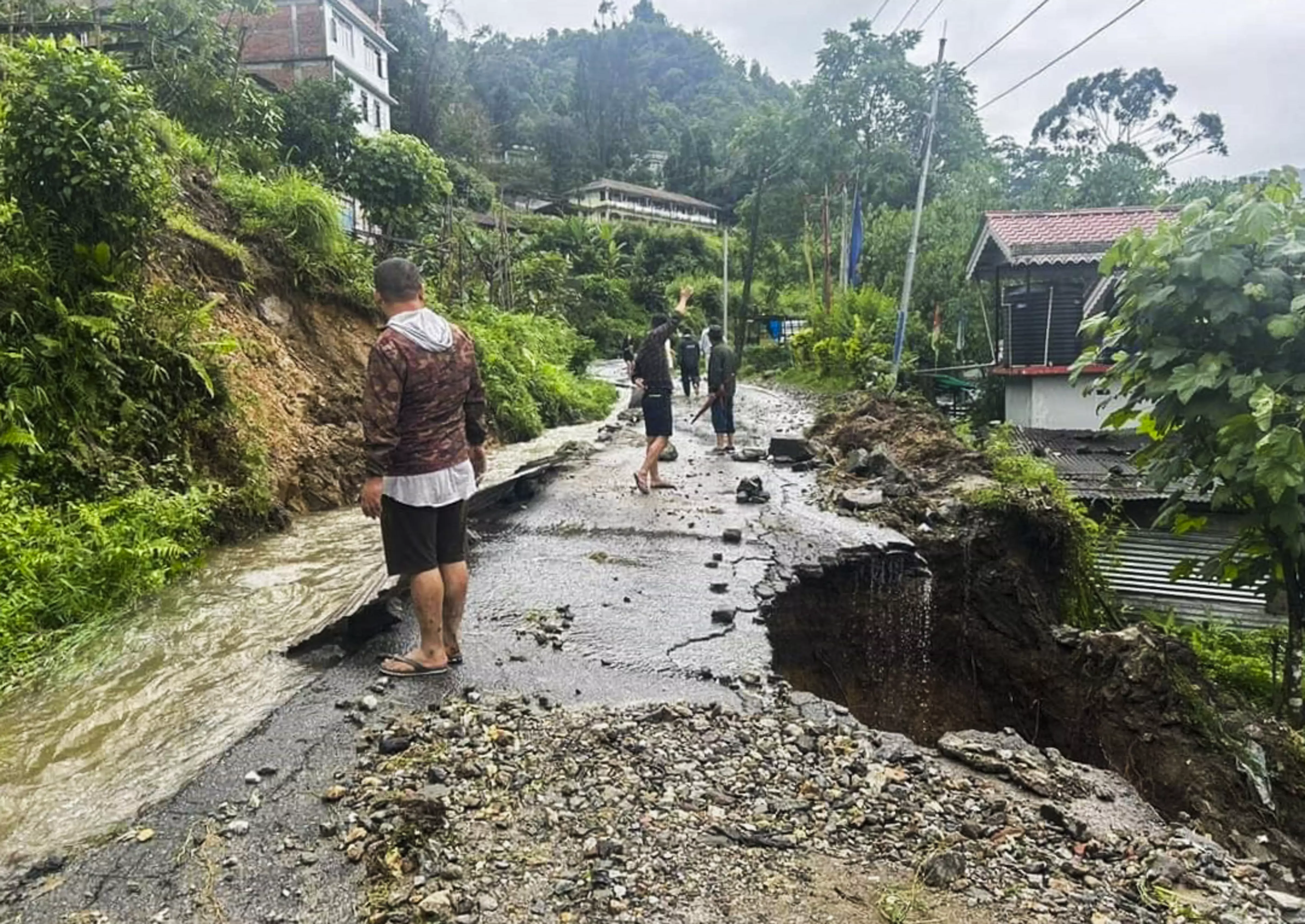 Sikkim: Over 1,200 tourists stranded after rain, landslides