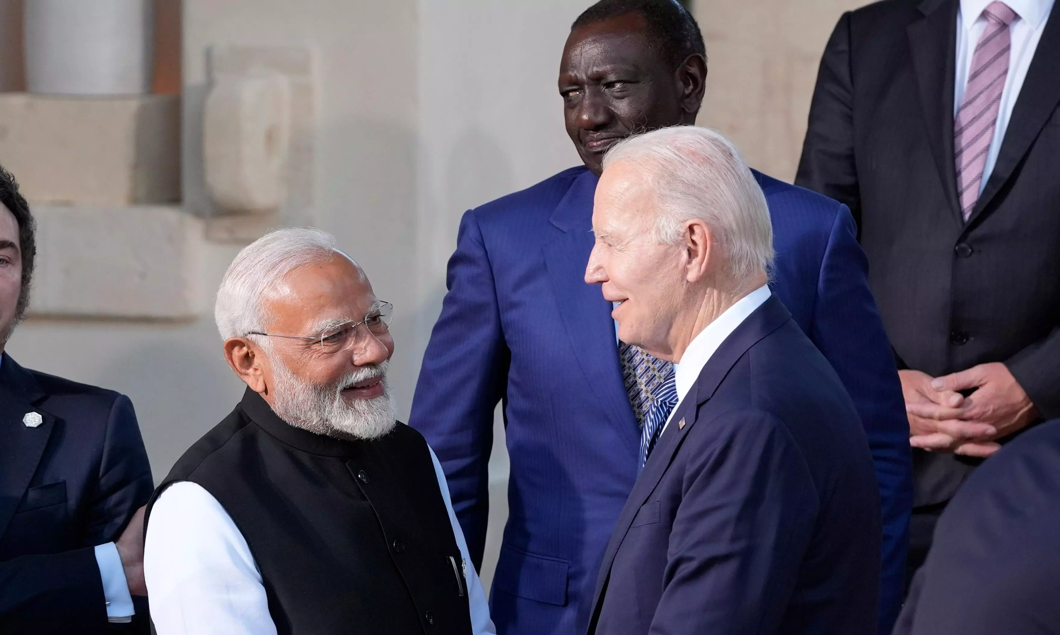 G7 Summit: PM Modi meets US President Biden, Canadian PM Trudeau