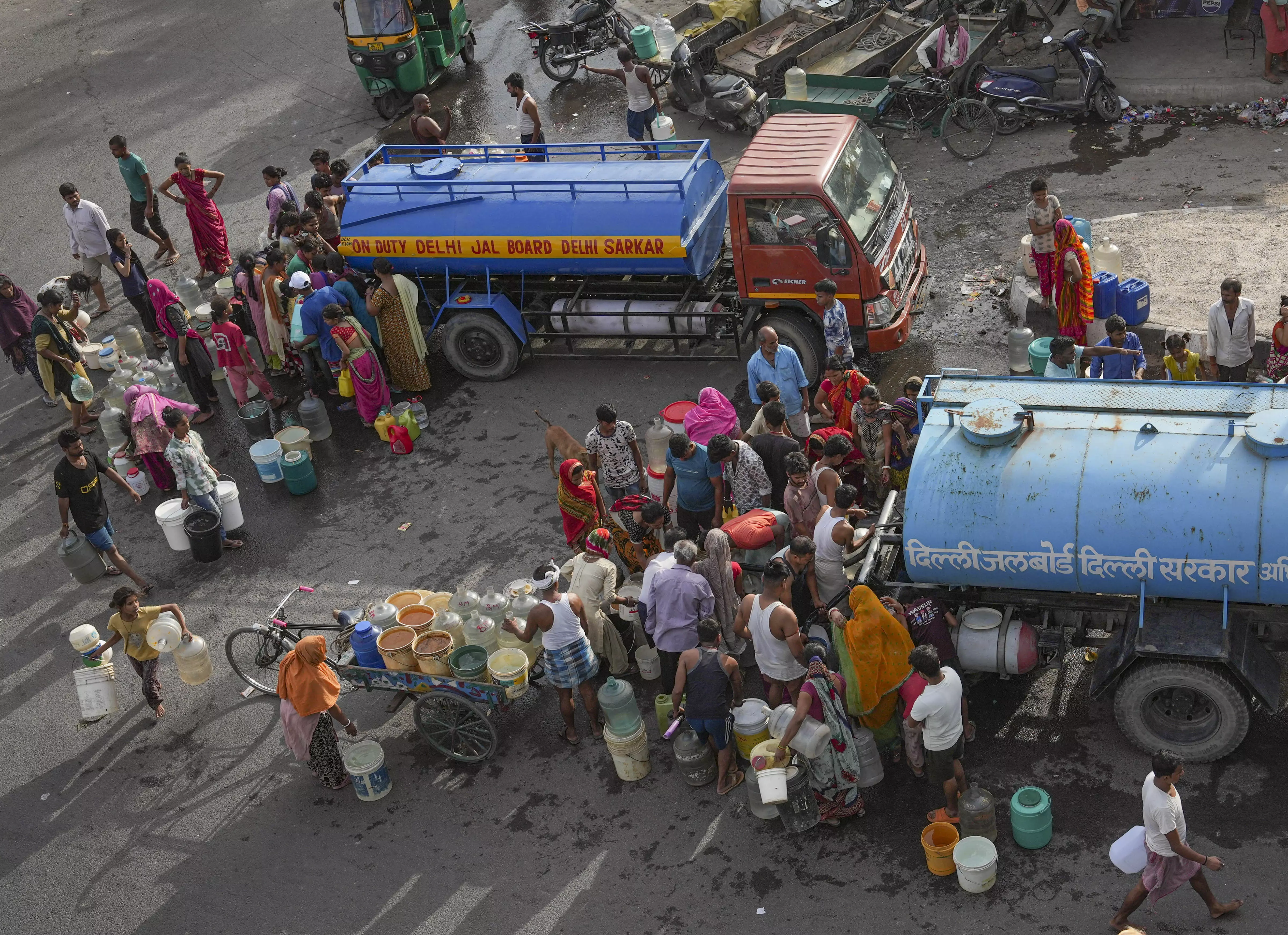 Delhis AAP govt urges Haryana to release water on humanitarian grounds