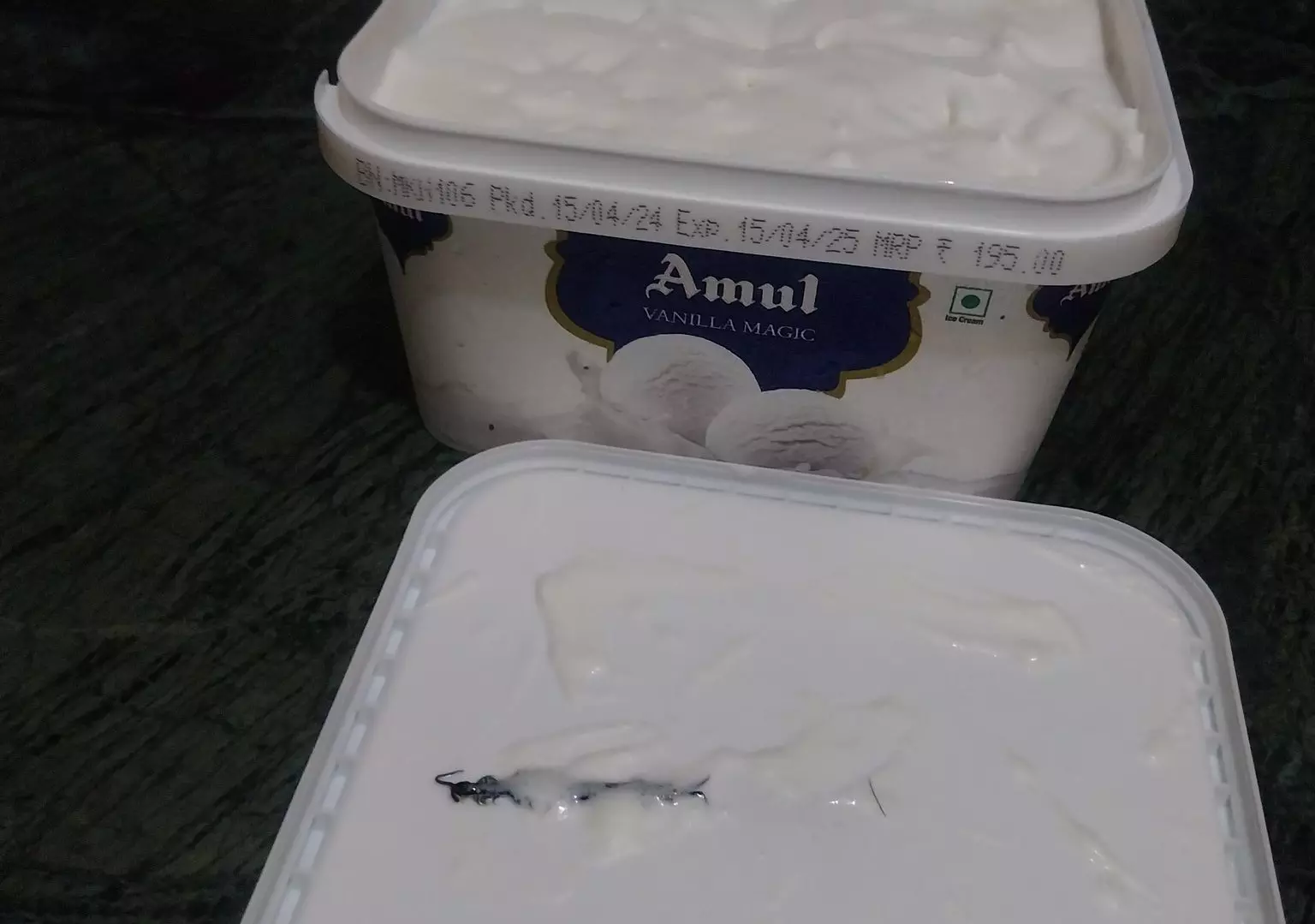 Amul asks customer to return ice cream tub for investigation after centipede complaint