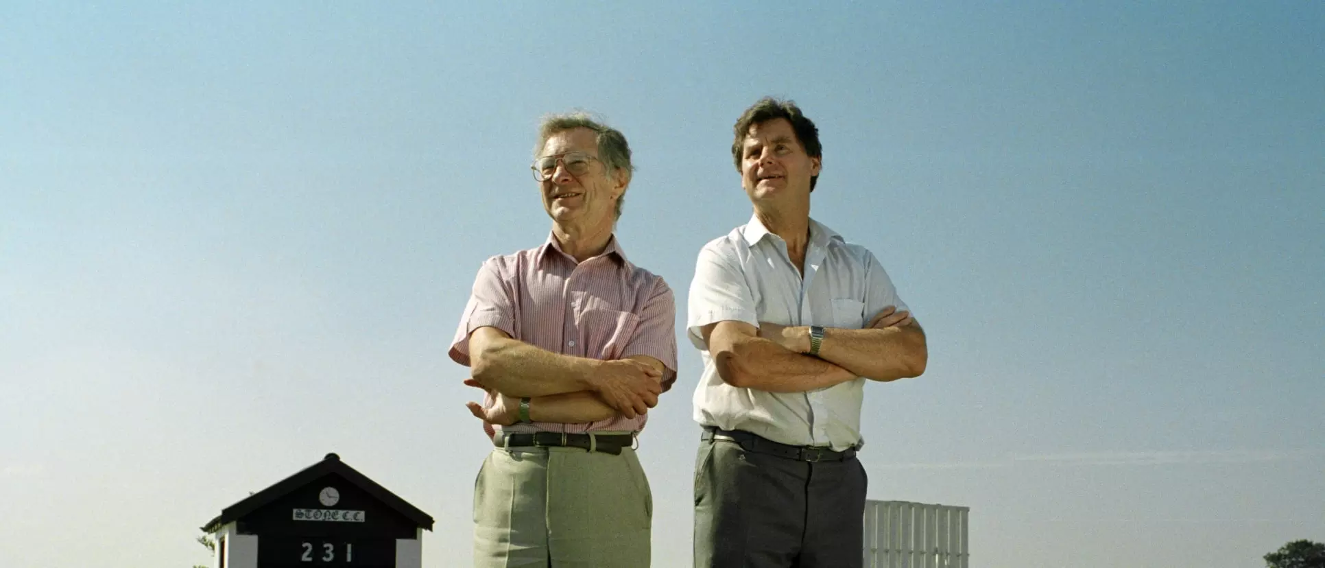 Frank Duckworth (left) and Tony Lewis