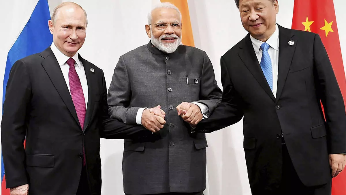 Shanghai Cooperation Organisation (SCO) Narendra Modi, Vladimir Putin, Xi Jinping