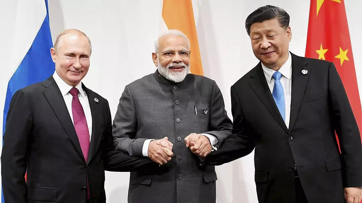 Shanghai Cooperation Organisation (SCO) Narendra Modi, Vladimir Putin, Xi Jinping