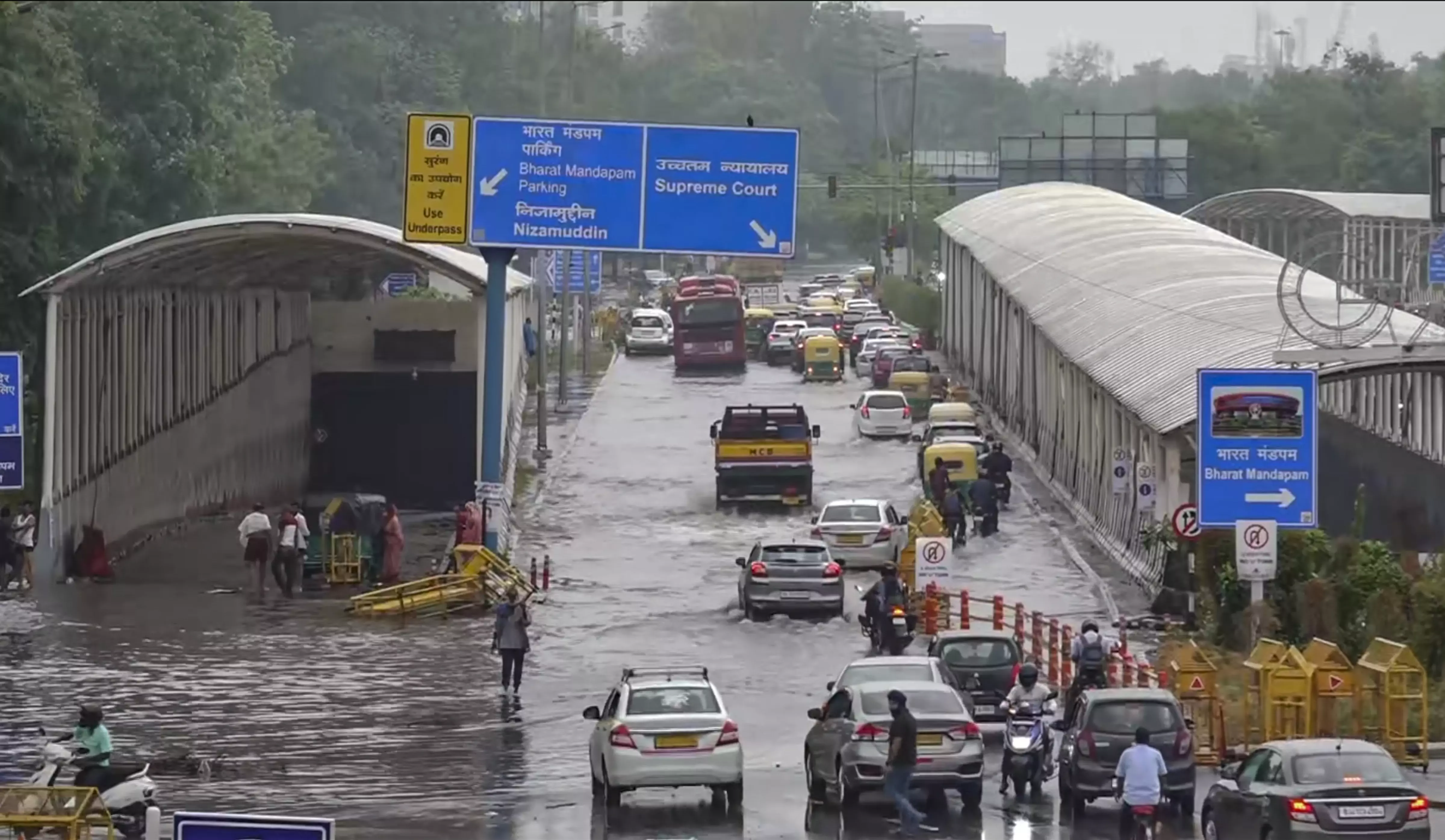 Deluge in Delhi as rainfall breaks 88-year-old record