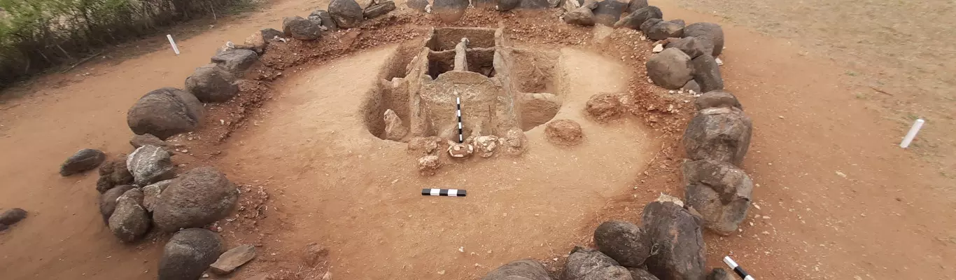 An archaeological excavation site at Adichanallur in Thoothukudi.