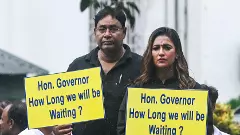 2 newly elected TMC MLAs continue dharna at Bengal assembly for 5th day