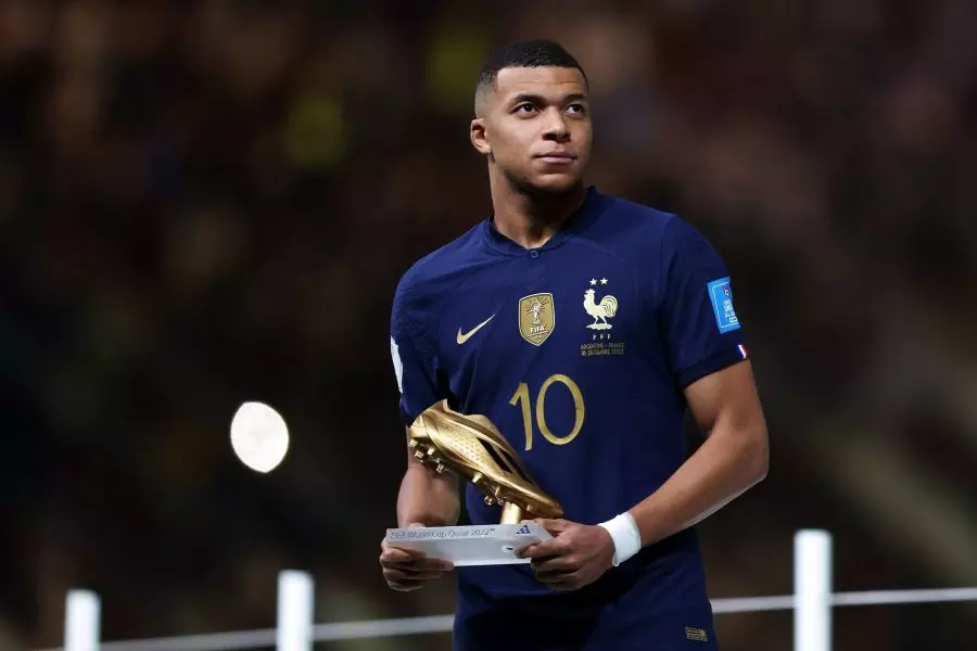 Kylian Mbappe Golden Boot FIFA World Cup 2022