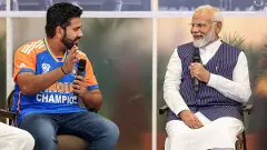Rohit Sharma, Narendra Modi