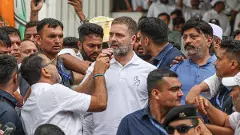 Rahul Gandhi meets families of victims in Gujarat affected by various tragedies