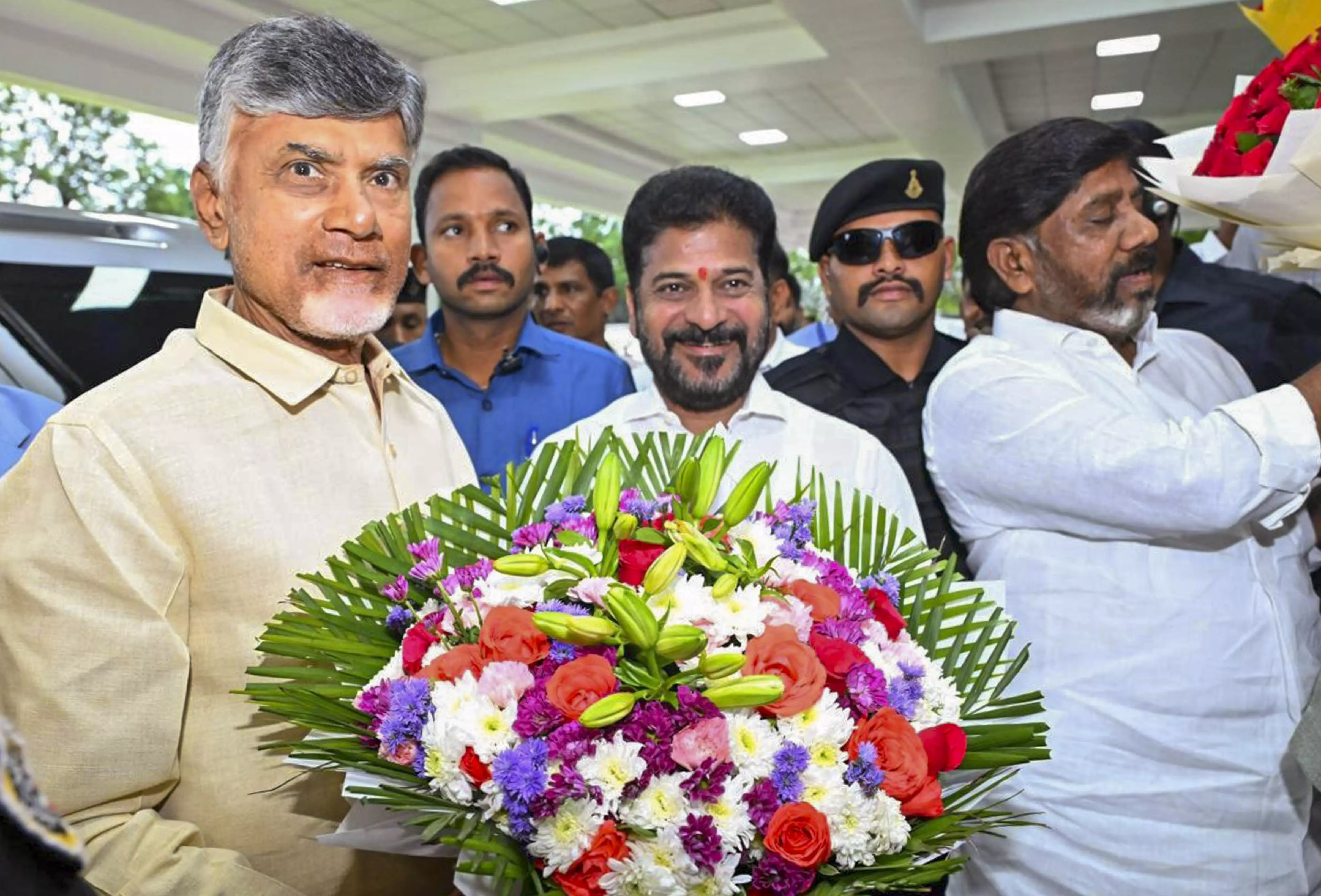 Revanth Reddy, N Chandrababu Naidu