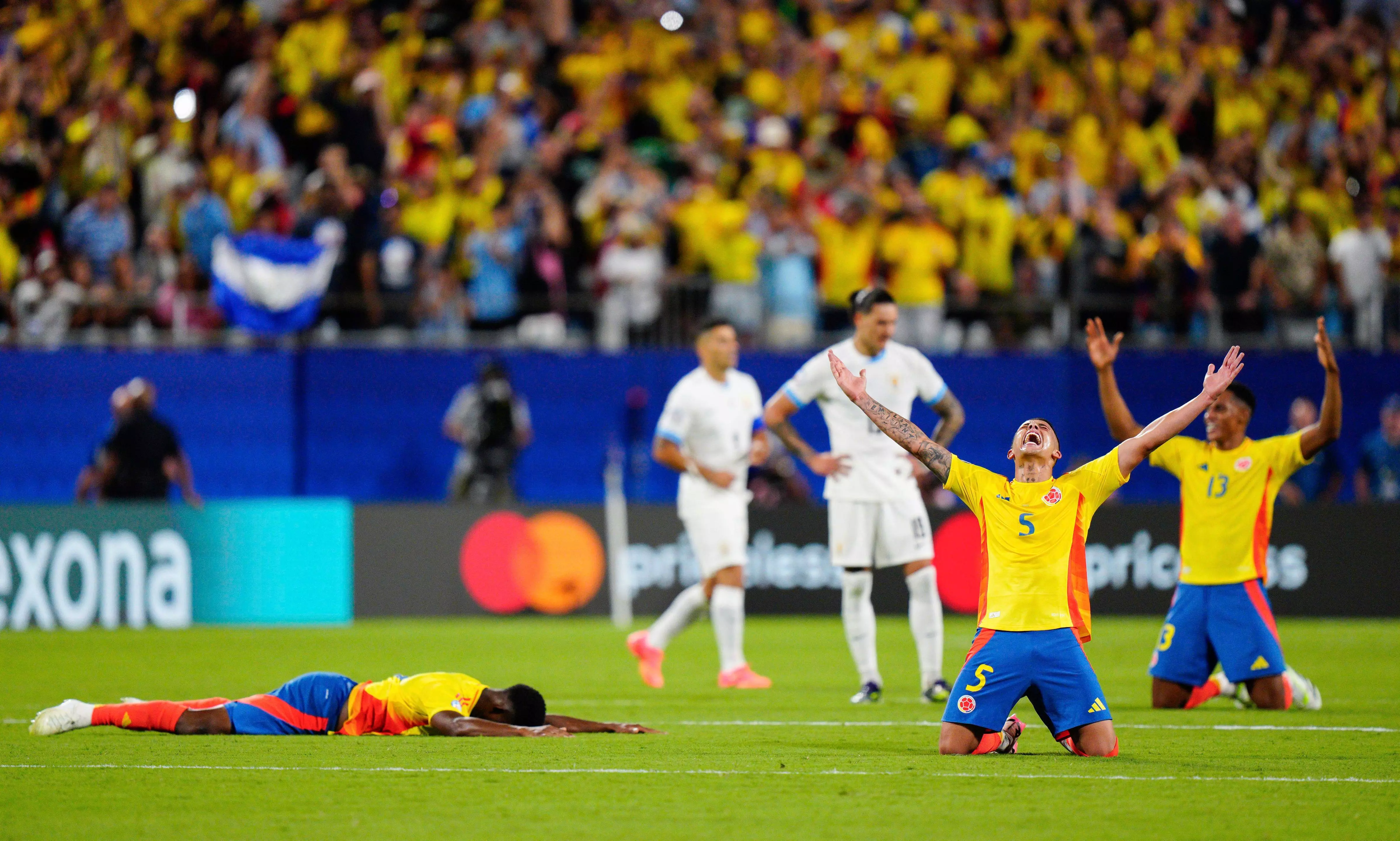 Colombia beat Uruguay 1-0, to face Argentina in Copa America final