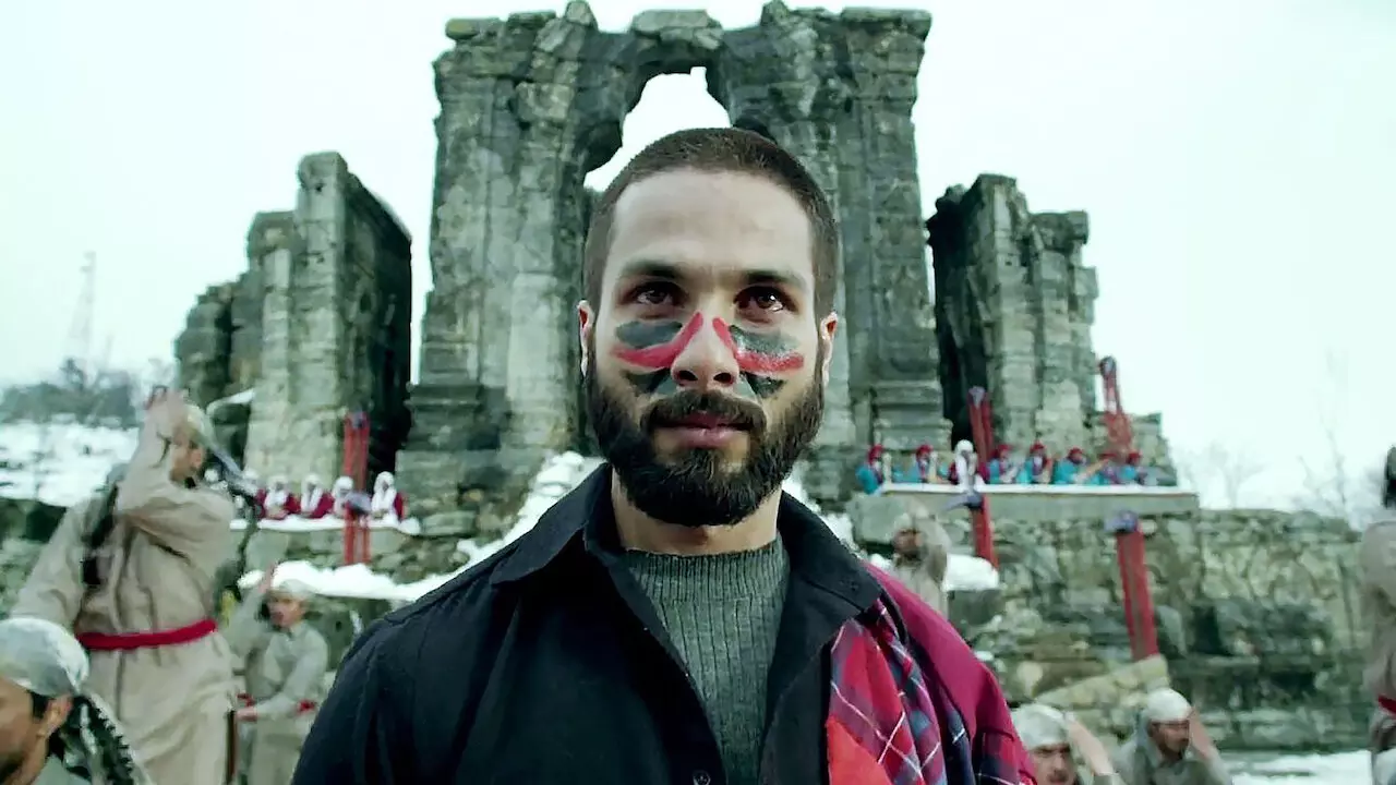 Shahid Kapoor in Vishal Bhardwajs Haider which is based on Hamlet.