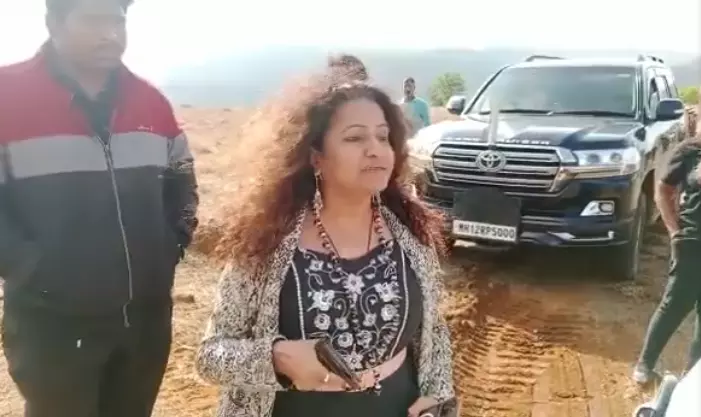 Viral video shows Puja Khedkars mother pointing gun at farmers; cops to probe incident