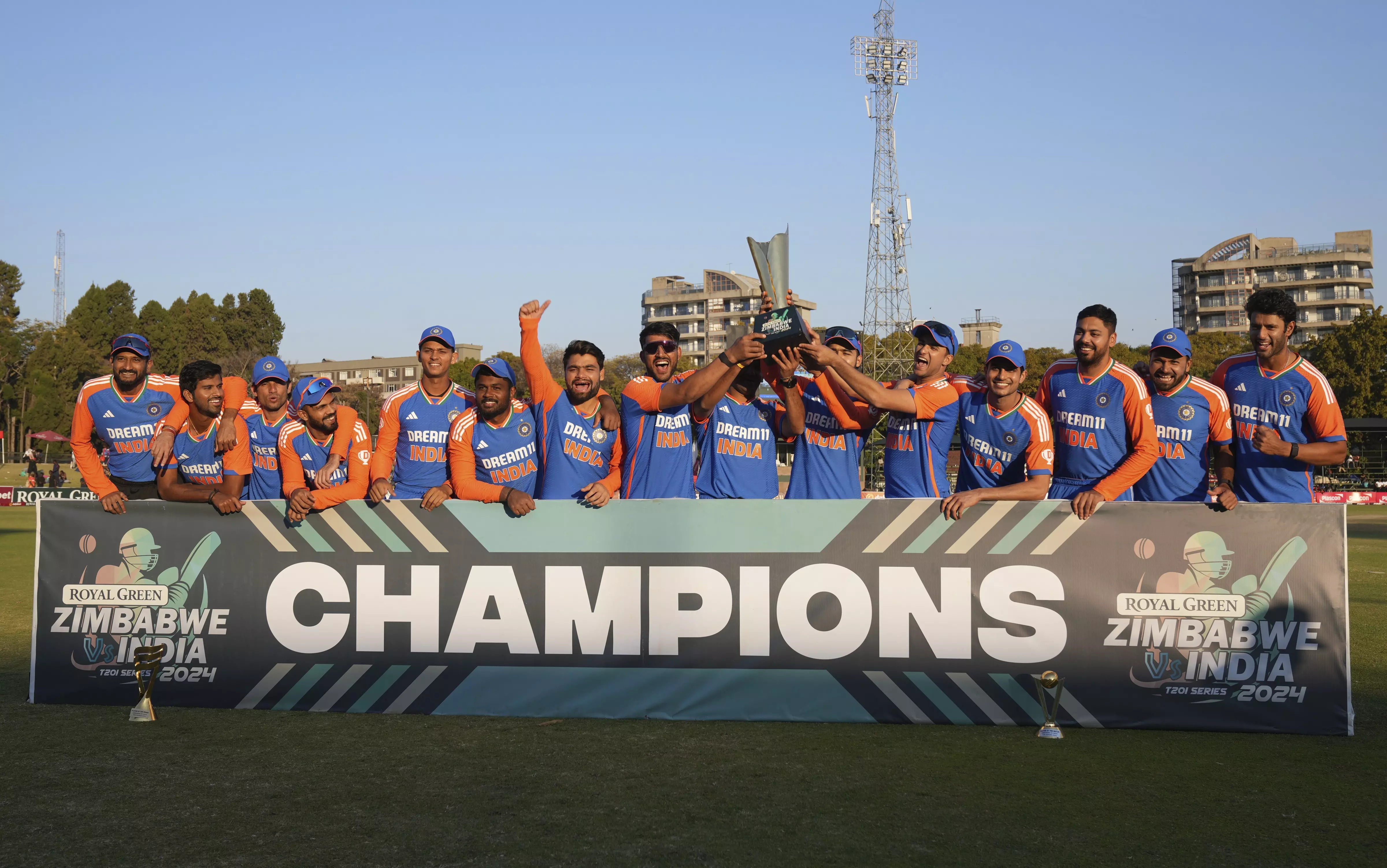 5th T20I: Sanju, Shivam, Mukesh shine as India beat Zimbabwe, clinch series 4-1