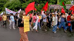 Protests, Bangladesh, Kolkata, Students