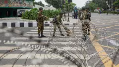 Bangladeshi military forces soldiers