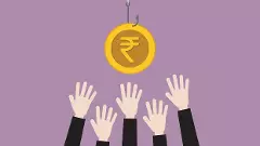 rupee coin. investor greed