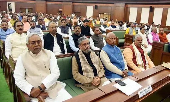 Bihar assembly adjourned twice due to oppn protests over denial of special status to state