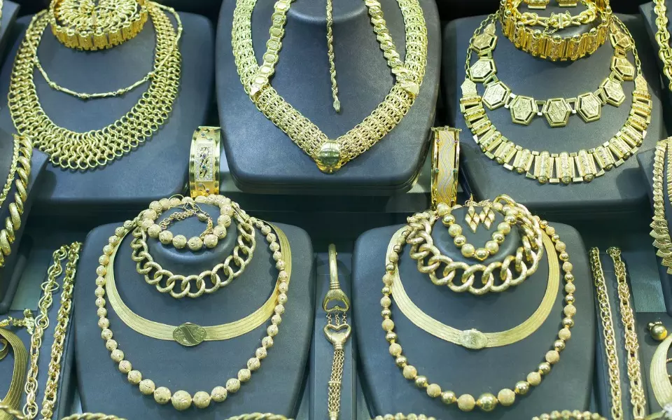 gold jewellery, gold, value