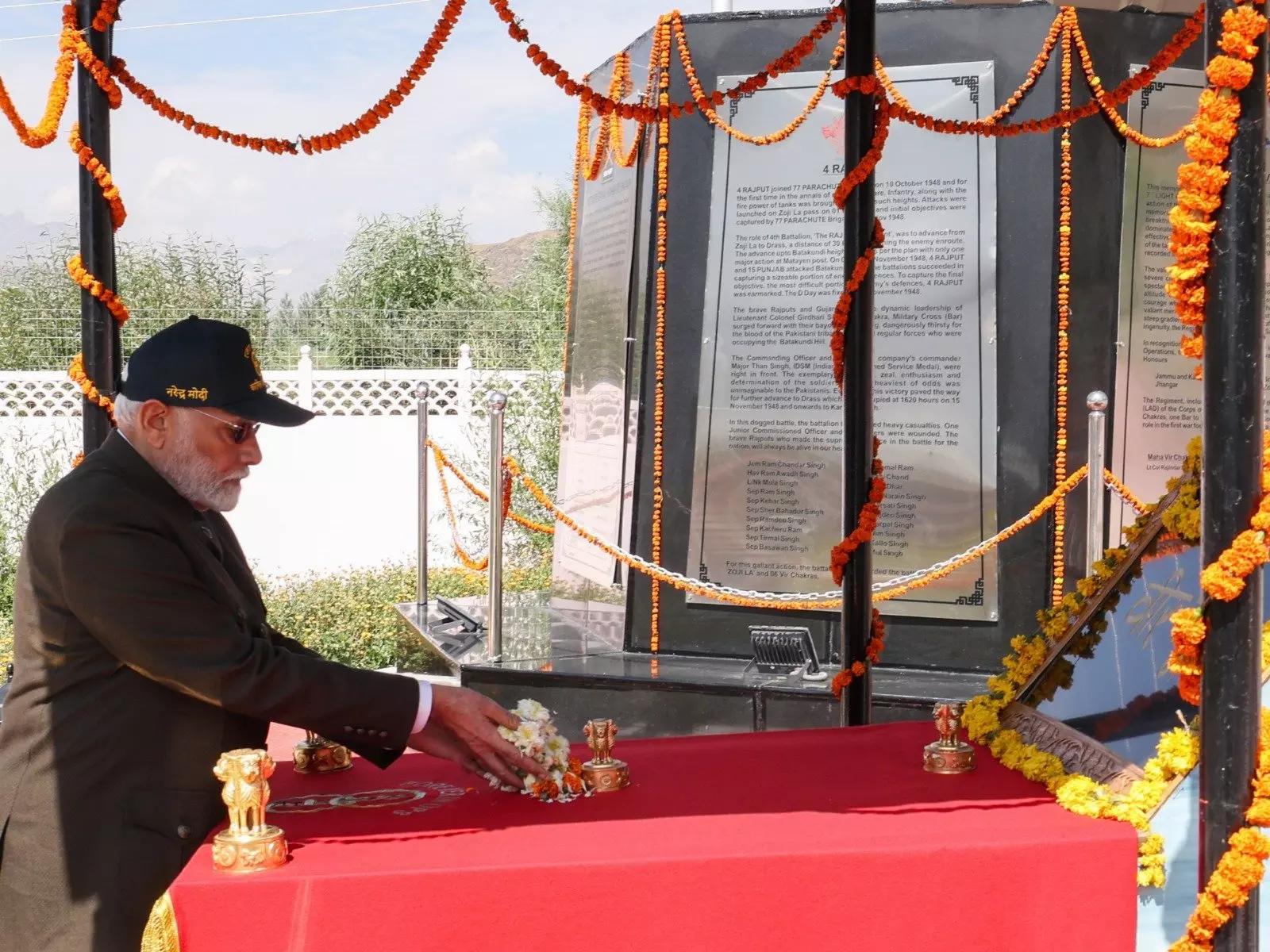 Kargil Vijay Diwas: PM Modi pays tribute at Kargil War Memorial in Drass