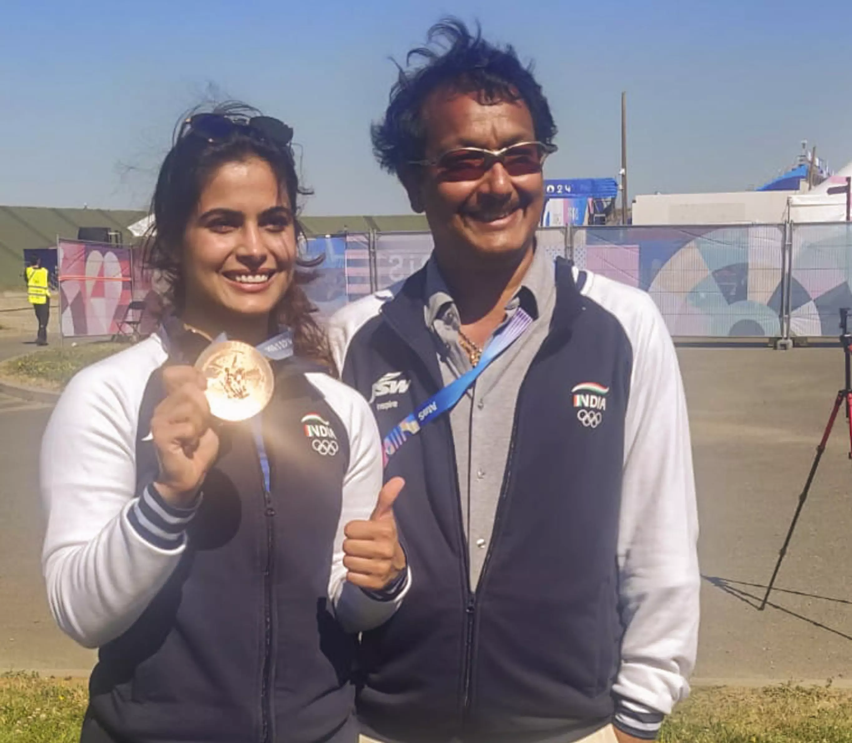 Manu Bhaker, Jaspal Rana, Paris Olympics 2024