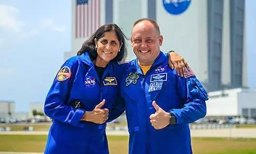 Sunita Williams and Butch Willmore