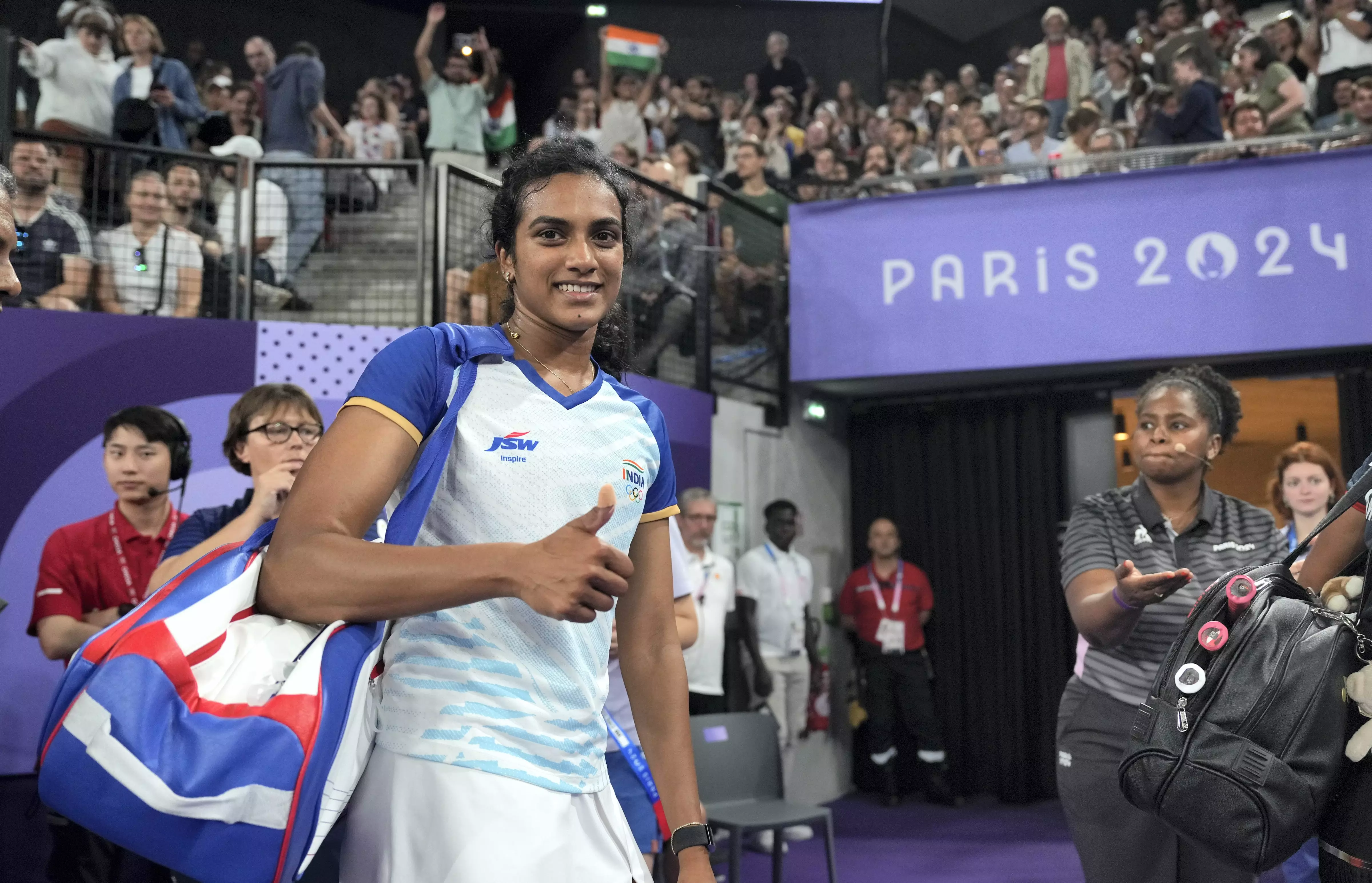 PV Sindhu at the Paris Olympics 2024