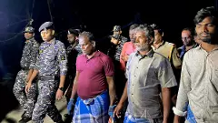 Sri Lanka releases recently held fishermen to Indian Naval officers