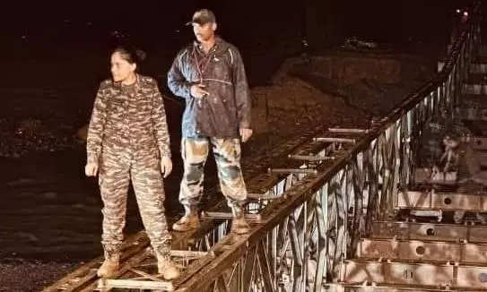 Wayanad: Female Army officer praised for Chooralmala bridge; she replies