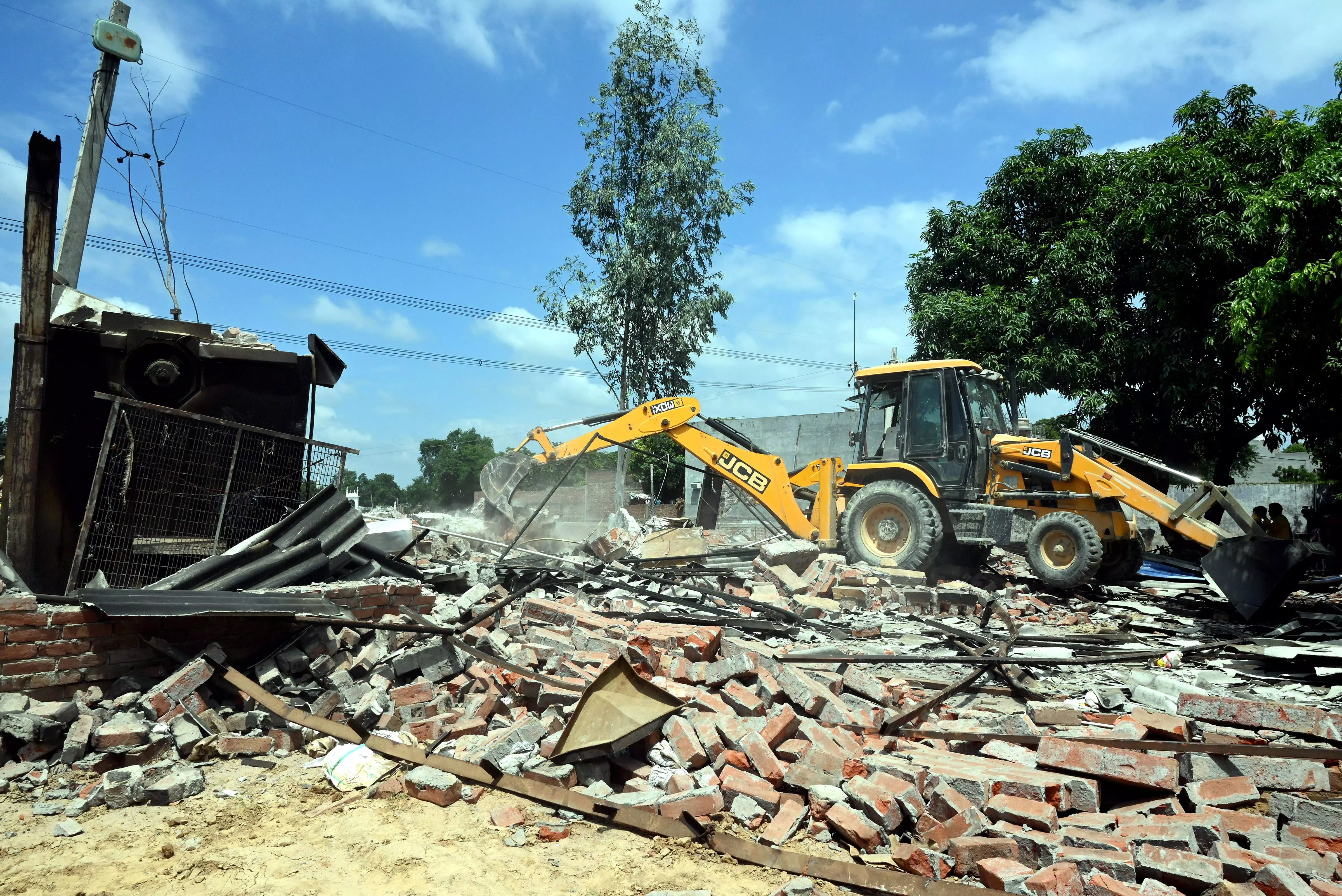 Uttar Pradesh: Rape accuseds bakery razed in Ayodhya